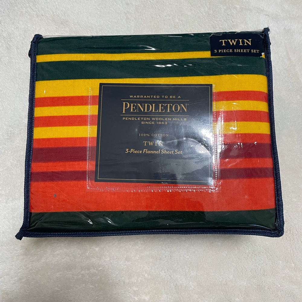 NWT TWIN Pendleton Sheet Set